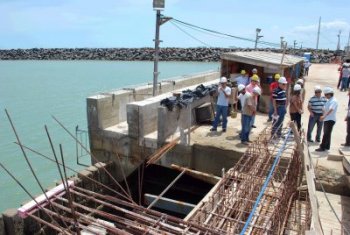 Obras Porto de Luis Correia