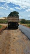 Obras de pavimentao em Oeiras