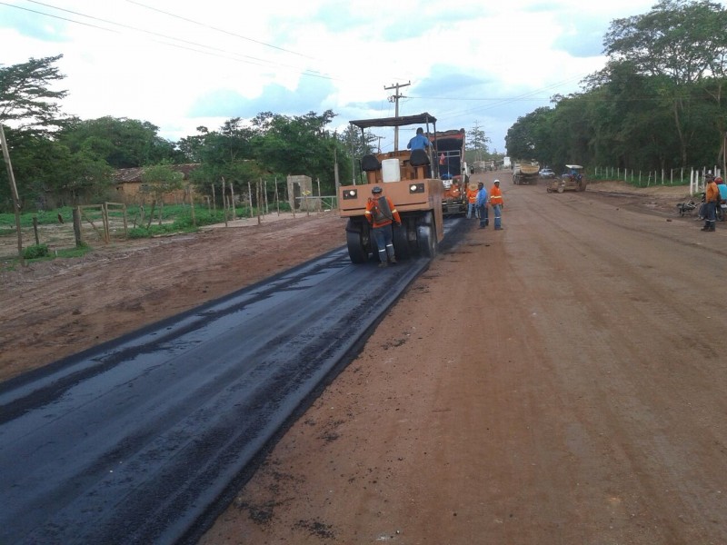 OBRAS DE PAVIMENTAO EM CORRENTE