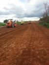 Obras de pavimentao no municpio de Cocal, povoado Videl