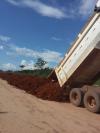 Obras de pavimentao no municpio de Cocal, povoado Videl