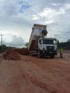 Obras de pavimentao no municpio de Cocal, povoado Videl
