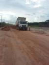 Obras de pavimentao no municpio de Cocal, povoado Videl
